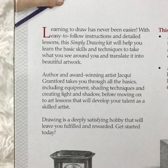 NWOT Simply Drawing Book DVD Class & Graphite Drawing Pencils Set - Picture 9 of 15